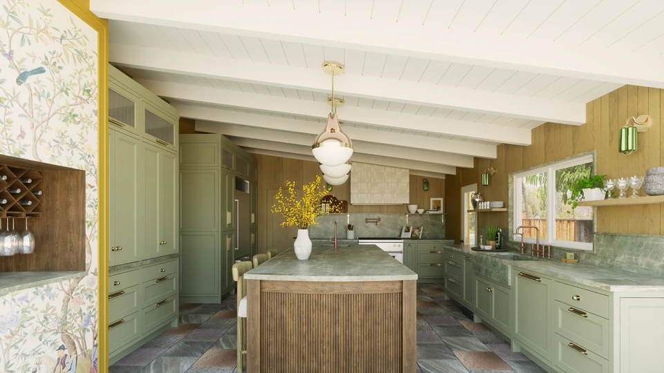 Alamo Oaks Kitchen — design rendering 11