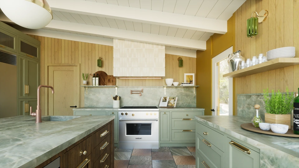 Alamo Oaks Kitchen — design rendering 12