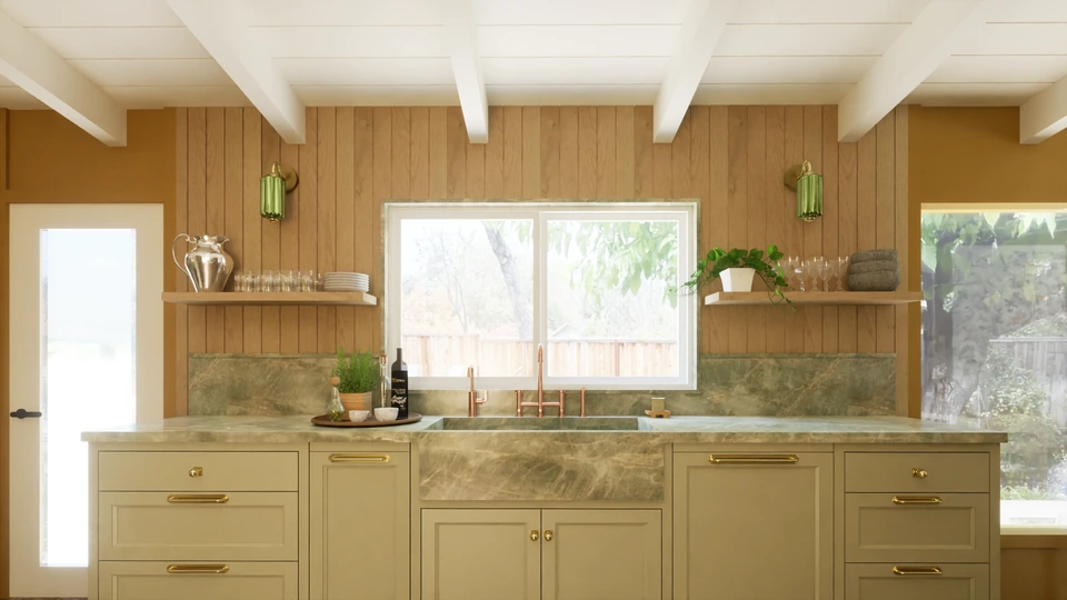 Alamo Oaks Kitchen — design rendering 13