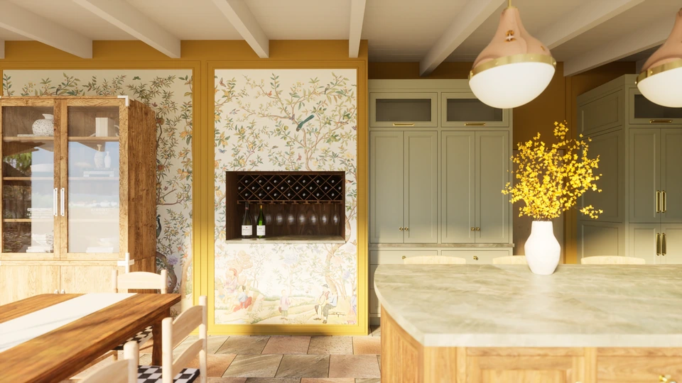 Alamo Oaks Kitchen — design rendering 16