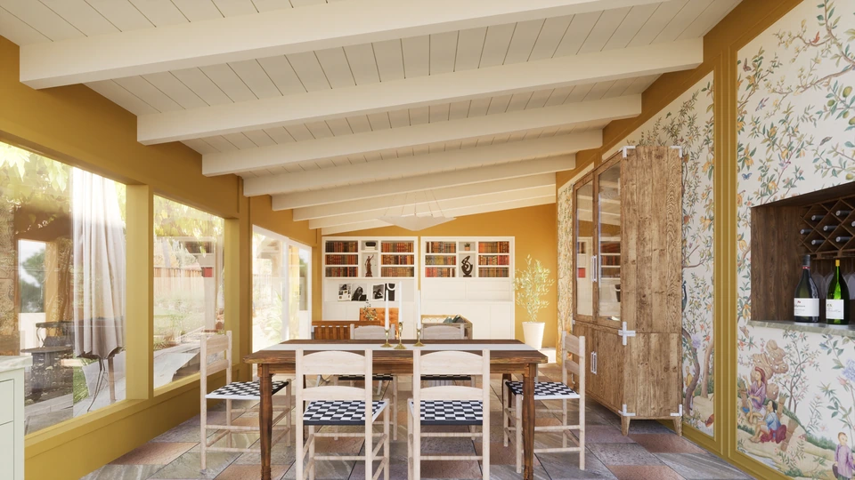 Alamo Oaks Kitchen — design rendering 17