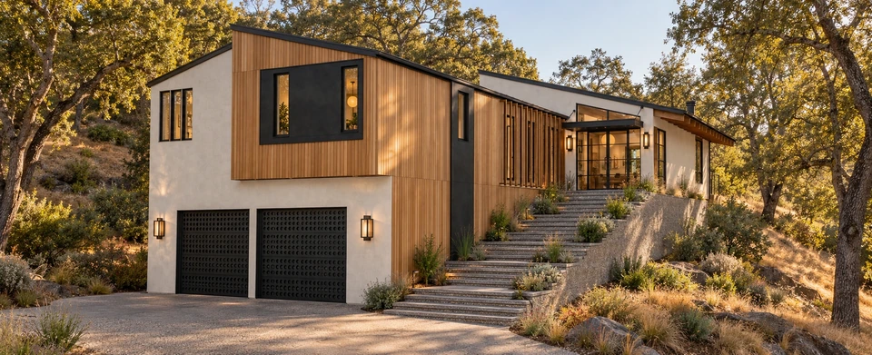 Orinda Hillside Retreat — design rendering 1